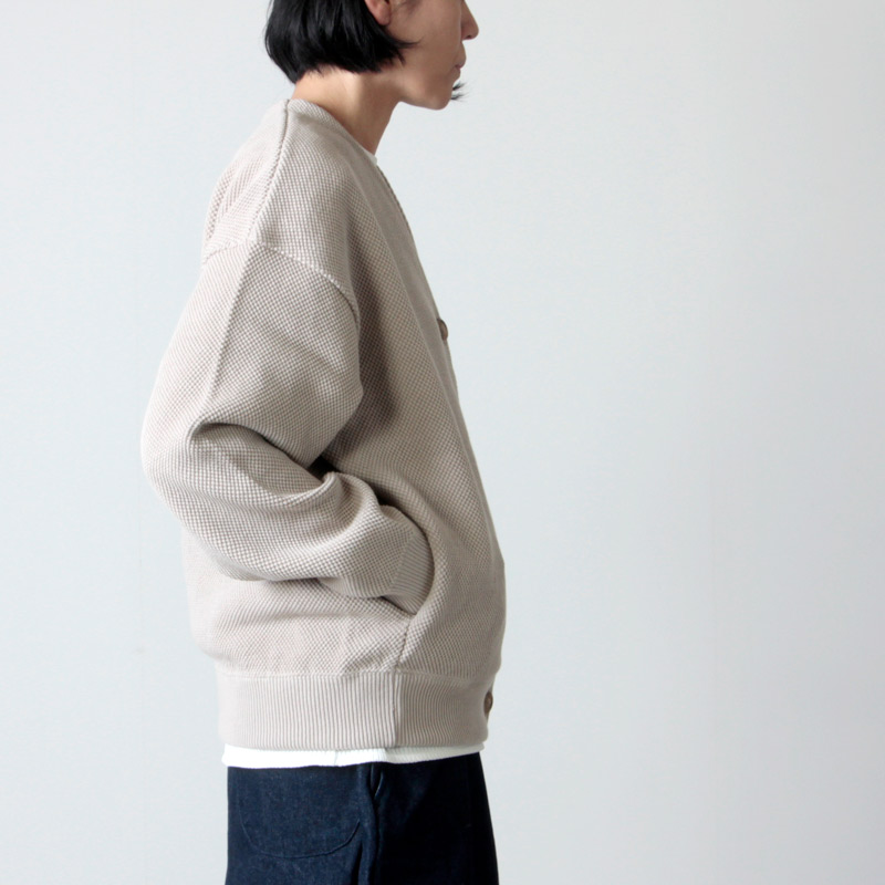 crepuscule (クレプスキュール) Cotyle別注 moss stitch V/N cardigan for woman / コチレ