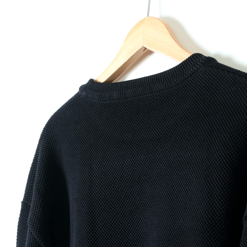 crepuscule(クレプスキュール) Cotyle別注 Moss stitch L/S sweat for woman