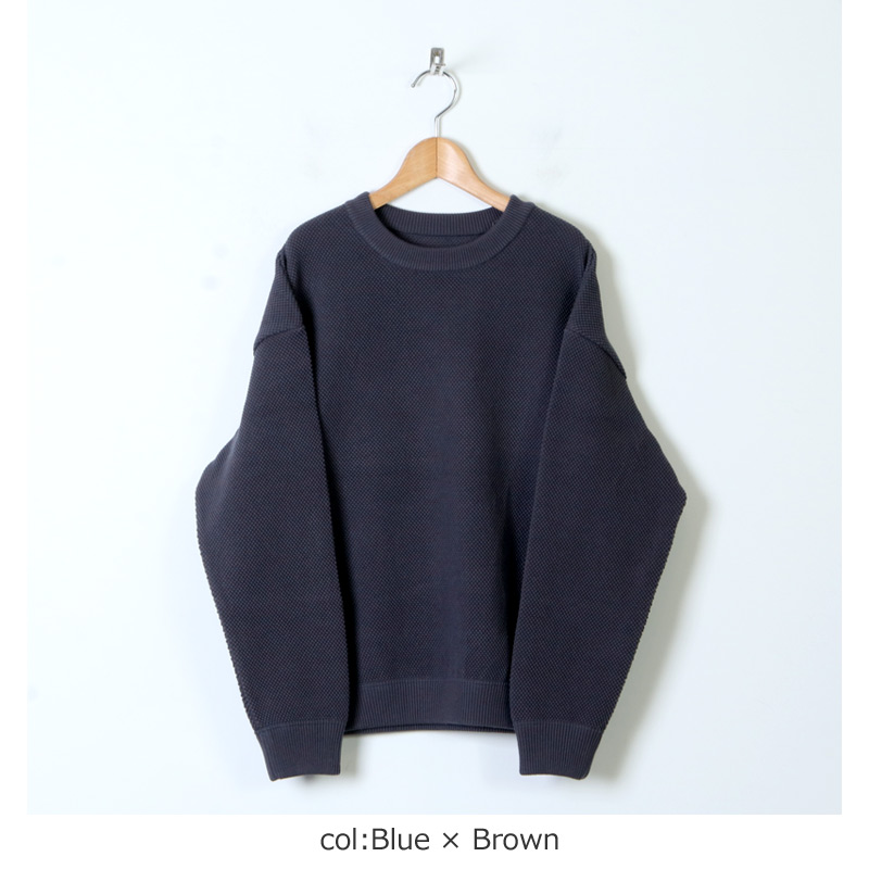 crepuscule(ץ塼) Moss stitch L/S sweat for woman