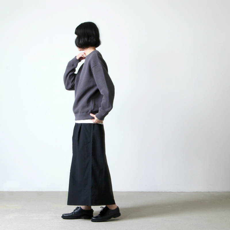 crepuscule(ץ塼) Moss stitch L/S sweat for woman