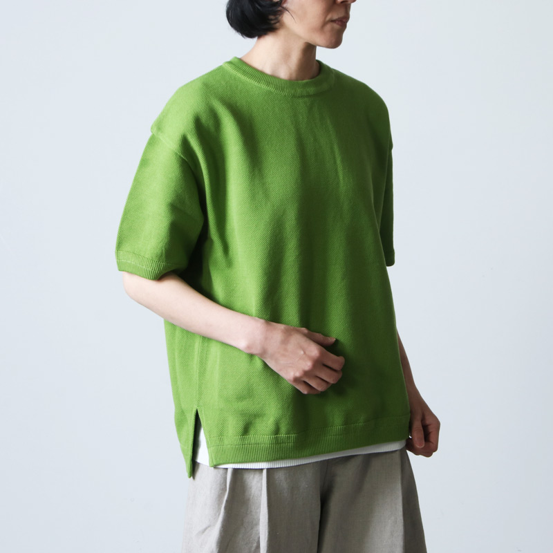 crepuscule (クレプスキュール) Moss stitch S/S for woman / モス 
