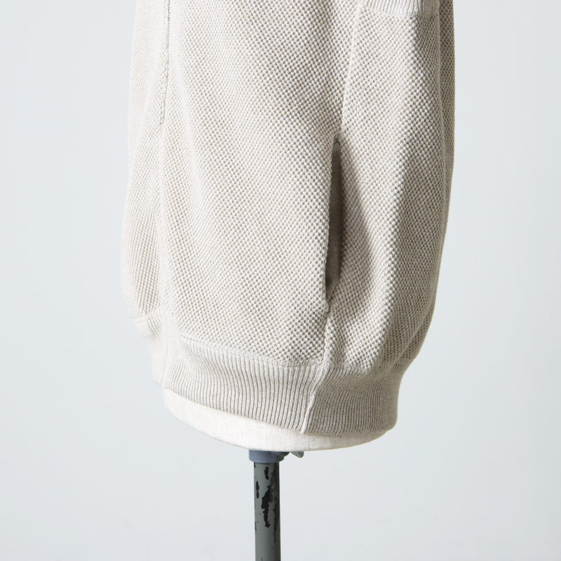crepuscule(ץ塼) Moss Stitch Zip Vest size F