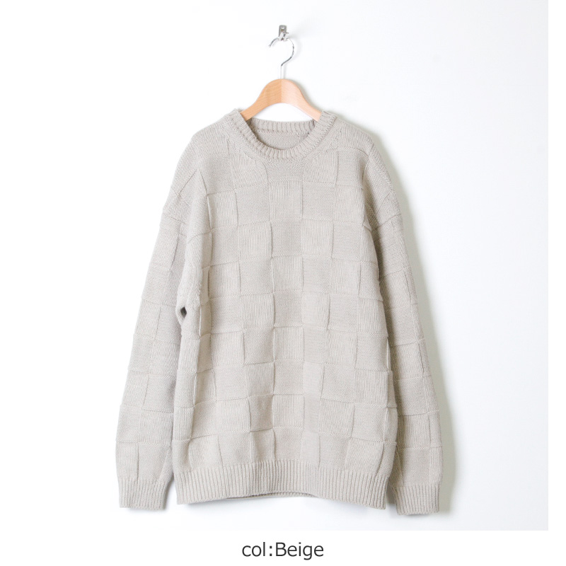 crepuscule (クレプスキュール) links knit pullover / リンクスニット 