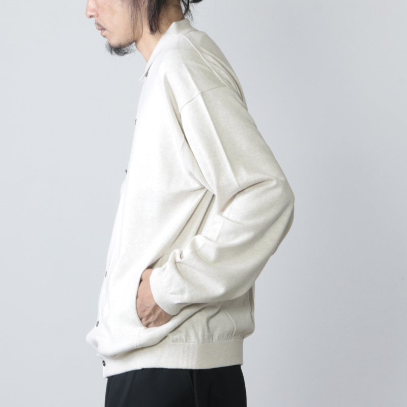 crepuscule (クレプスキュール) knit shirts L/S / ニットシャツ 