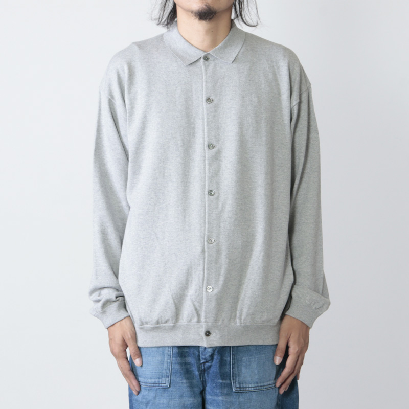 crepuscule (クレプスキュール) knit shirts L/S / ニットシャツ 
