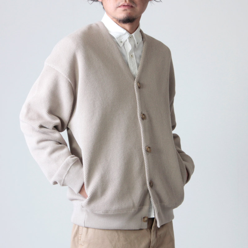 crepuscule(ץ塼) Cotyle moss stitch V/N cardigan