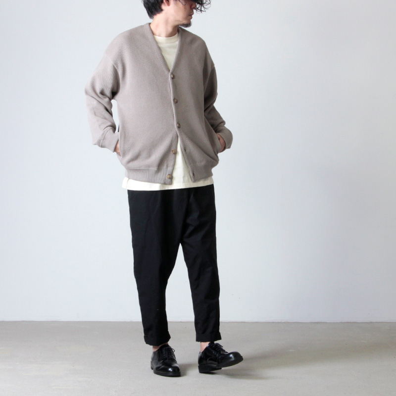 crepuscule(ץ塼) Cotyle moss stitch V/N cardigan