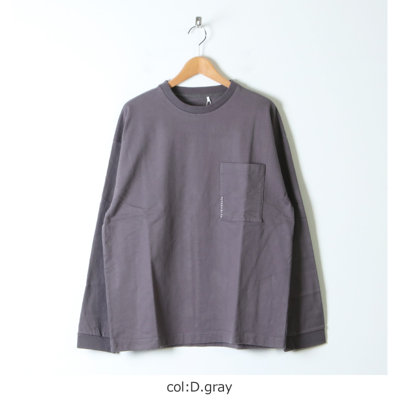 crepuscule (クレプスキュール) L/S pocket t-sh / ロングスリーブ