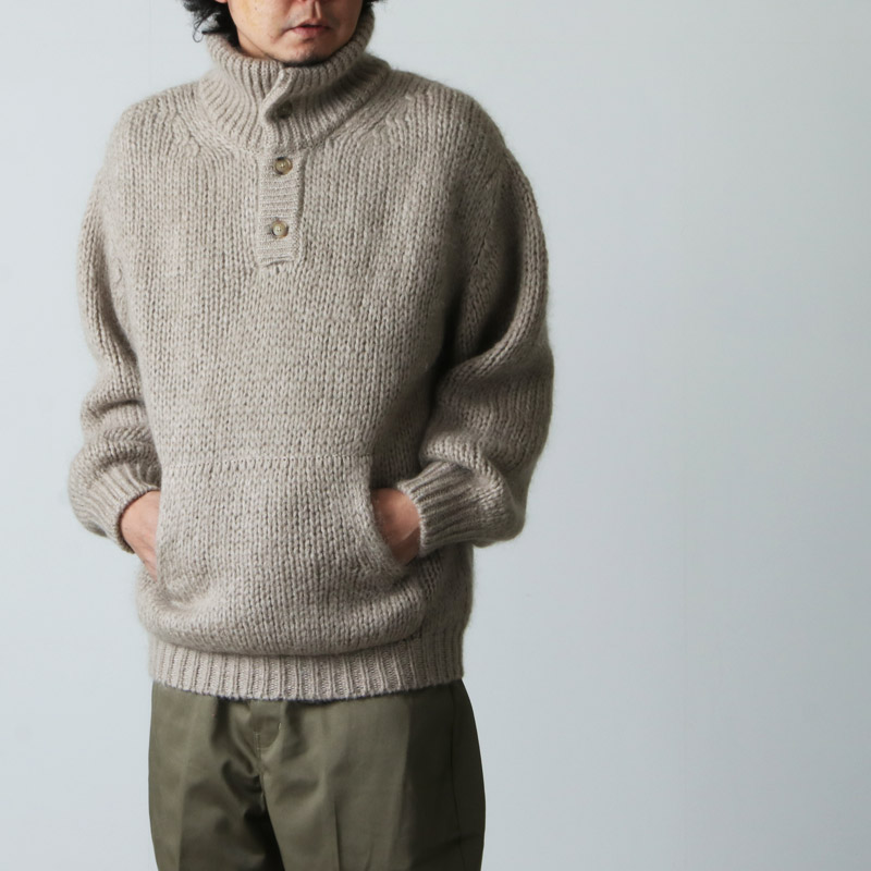 crepuscule (クレプスキュール) mohair lowgage high neck / モヘア ...