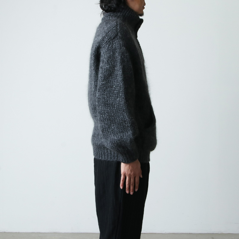 crepuscule (クレプスキュール) mohair lowgage high neck / モヘア 