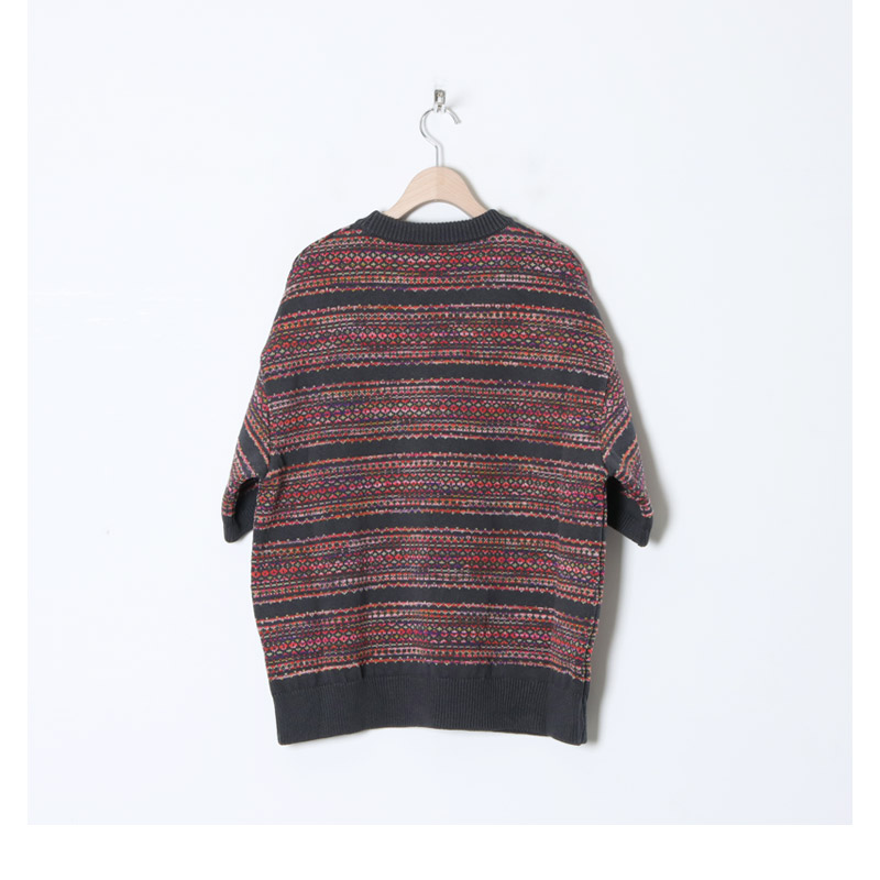 crepuscule(ץ塼) reverve Fair isle S/S summer knit