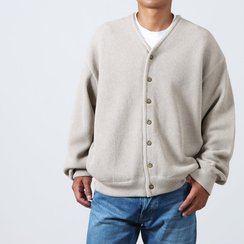 クレップスキュール Moss Stitch V/N Cardigan-