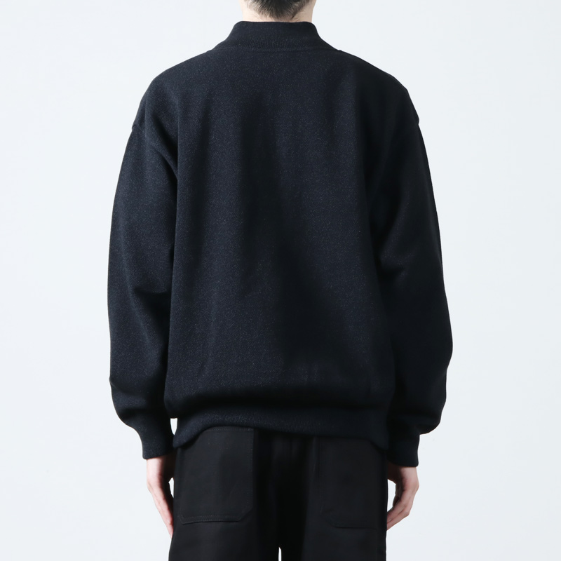 crepuscule(ץ塼) Light Moss Stitch Half Zip P/O