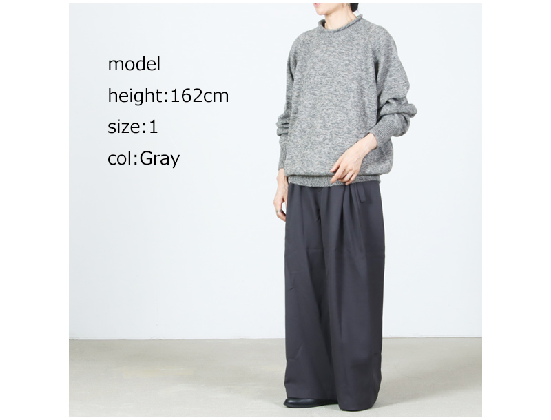 crepuscule(ץ塼) W/G Alpaca Pullover