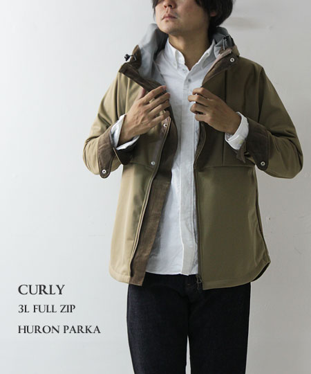 CURLY / ꡼ 3L FULL ZIP HURON PARKA