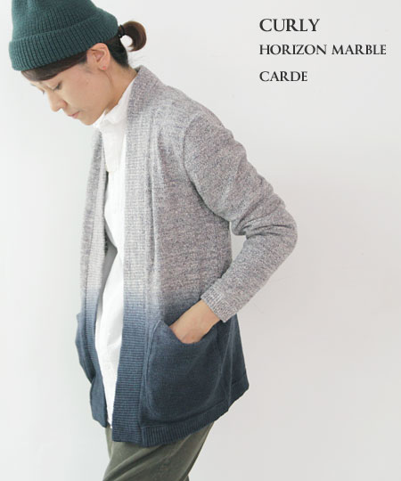 CURLY / ꡼ HORIZON MARBLE CARDE