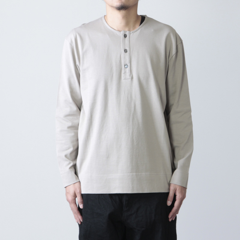 CURLY(꡼) CLOUDY 3B LS HENLEY