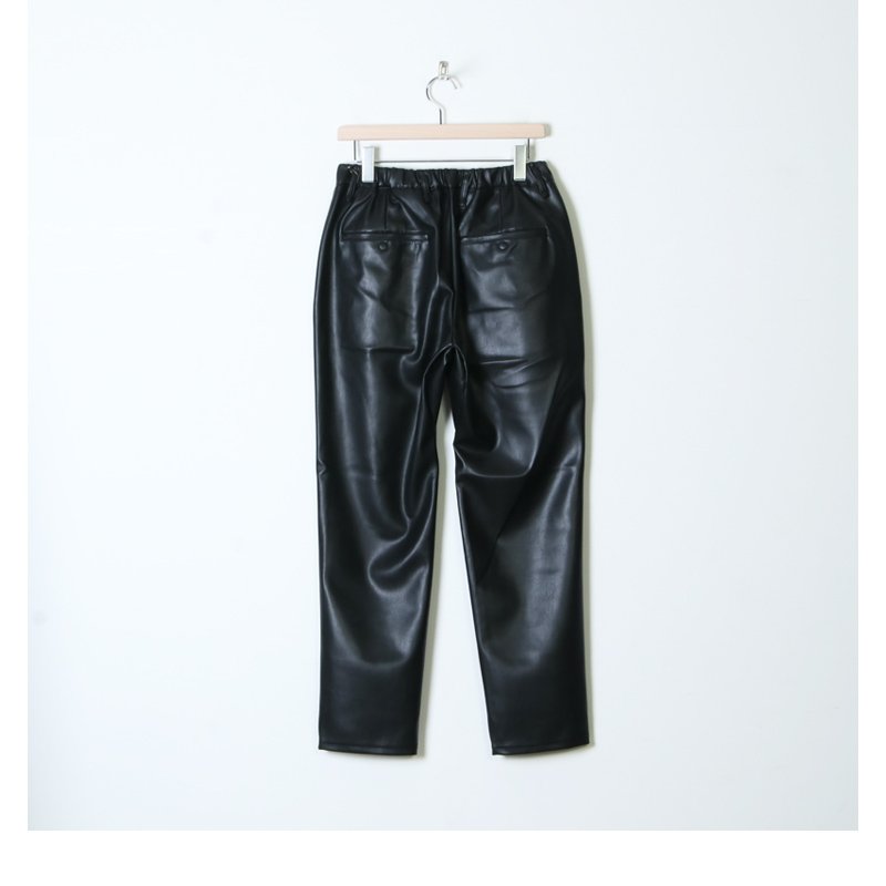 CURLY (カーリー) REGENCY EZ TROUSERS Synthetic leather