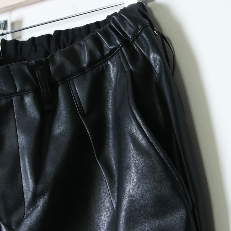 CURLY (カーリー) REGENCY EZ TROUSERS Synthetic leather