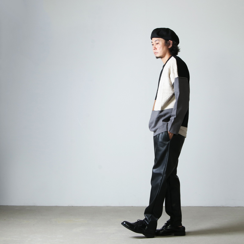 CURLY (カーリー) REGENCY EZ TROUSERS Synthetic leather