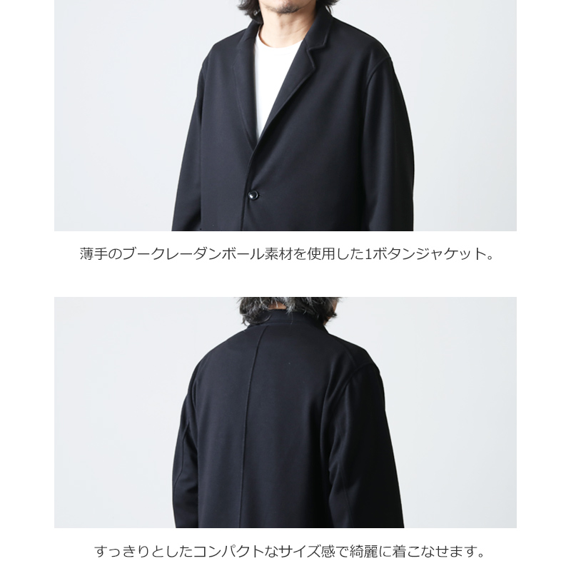 CURLY(꡼) BOUCLE 1-BUTTON JACKET
