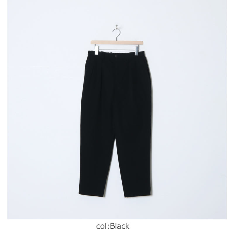CURLY(꡼) TRICOT TAPERED TROUSERS