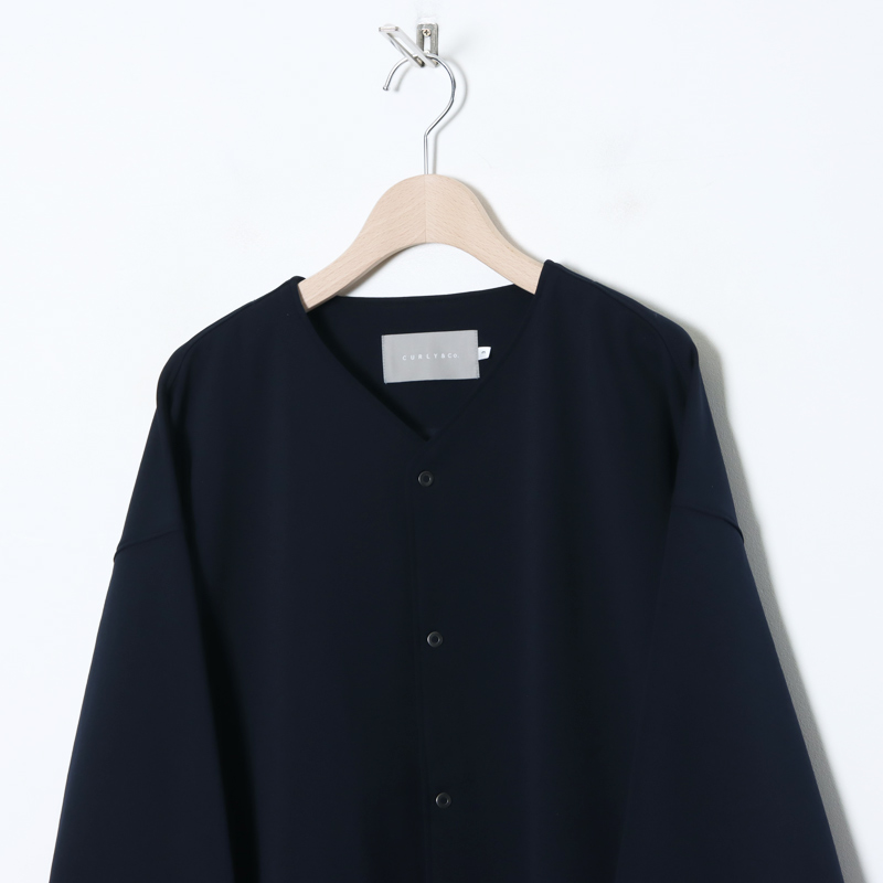 CURLY(꡼) SNAP-BUTTON CARDIGAN -french terry-