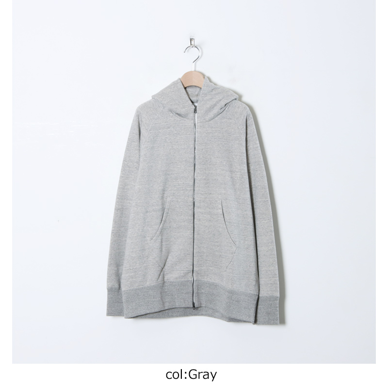 CURLY(꡼) RAFFY ZIP PARKA -plain-