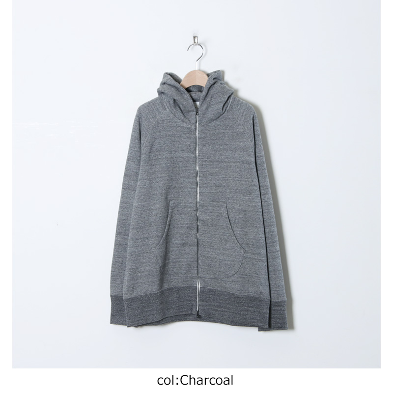 CURLY(꡼) RAFFY ZIP PARKA -plain-