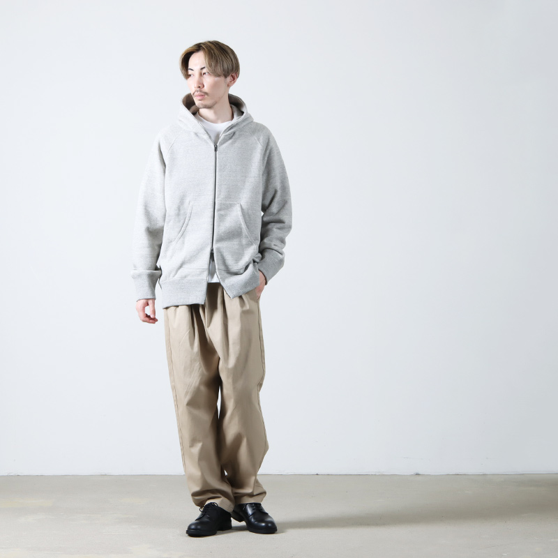 CURLY(꡼) RAFFY ZIP PARKA -plain-