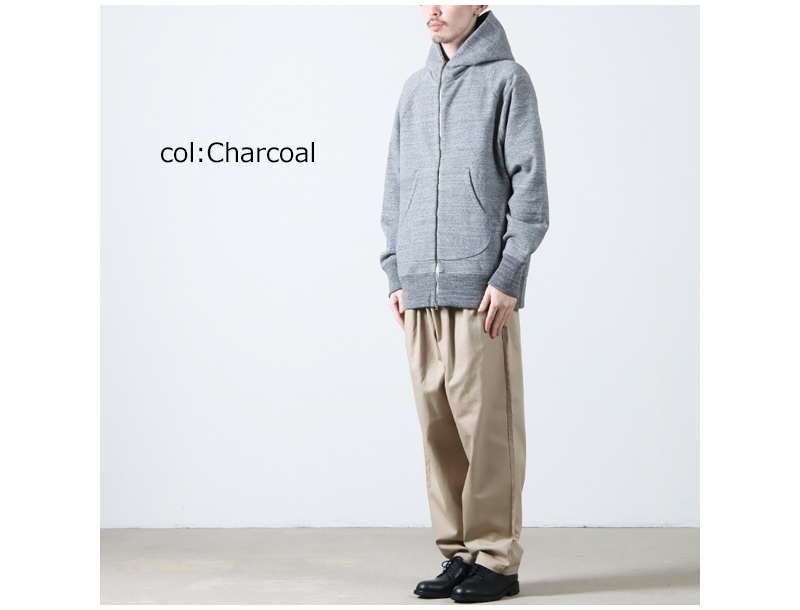 CURLY(꡼) RAFFY ZIP PARKA -plain-