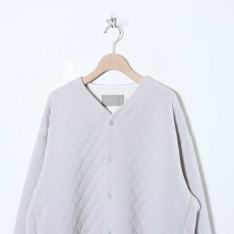 CURLY(꡼) SNAP BUTTON CARDIGAN -quilting-