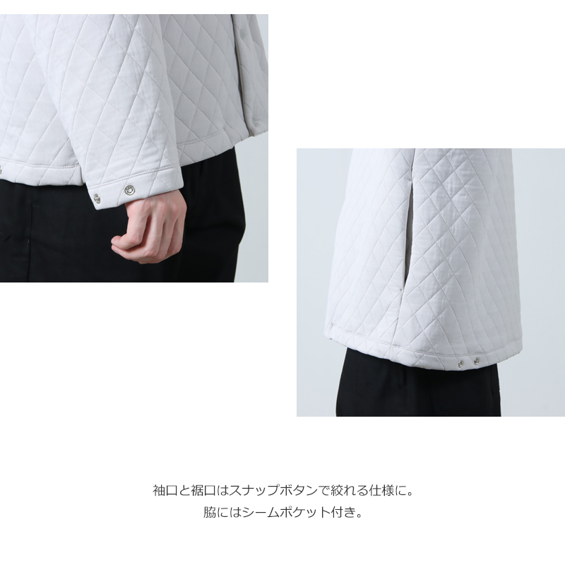 CURLY(꡼) SNAP BUTTON CARDIGAN -quilting-