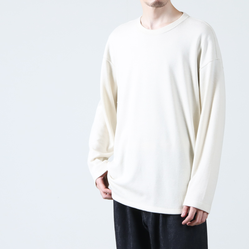 CURLY(꡼) PREMIEREWARM L/S TEEcrew-neck