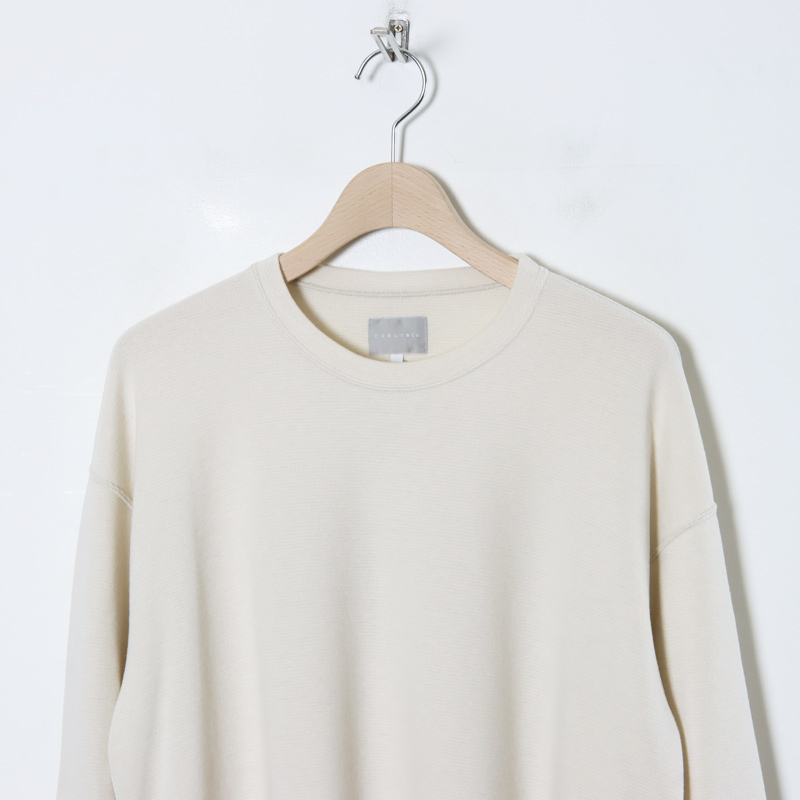 CURLY(꡼) PREMIEREWARM L/S TEEcrew-neck