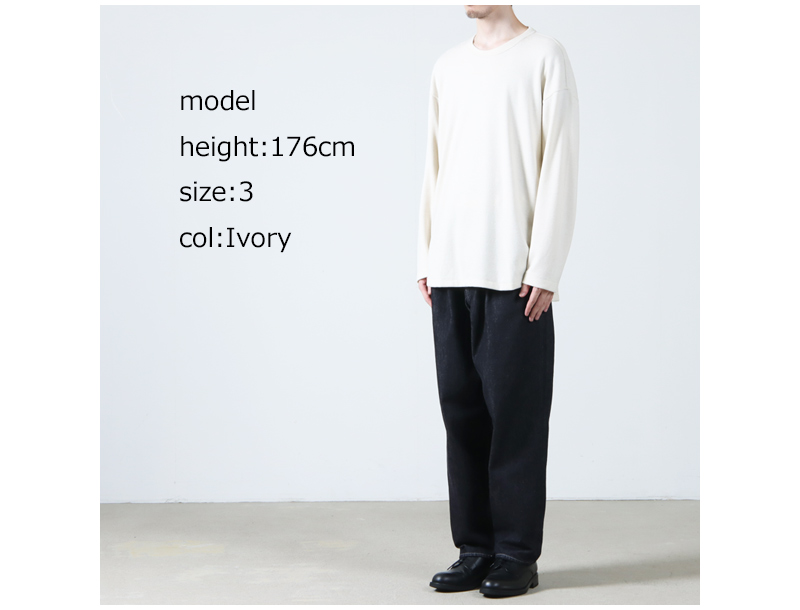 CURLY(꡼) PREMIEREWARM L/S TEEcrew-neck