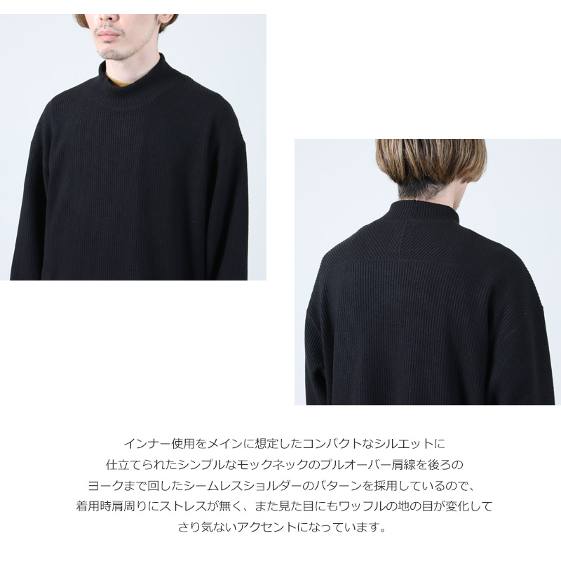 CURLY(꡼) THERMO WAFFLE L/S TEE