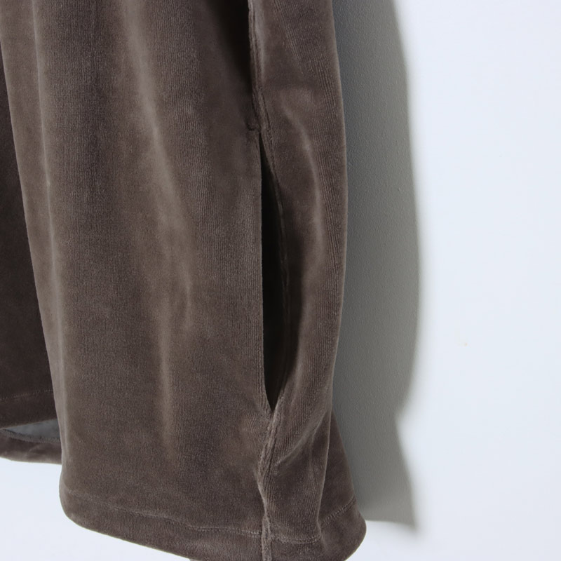 CURLY(꡼) VELOUR HALF ZIP P/O