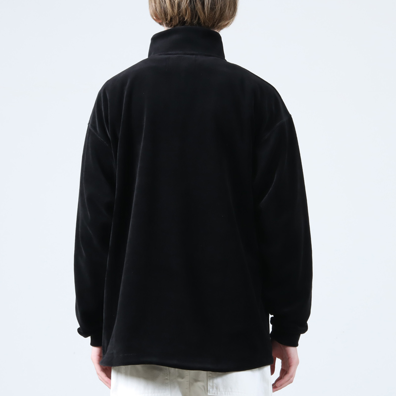 CURLY(꡼) VELOUR HALF ZIP P/O