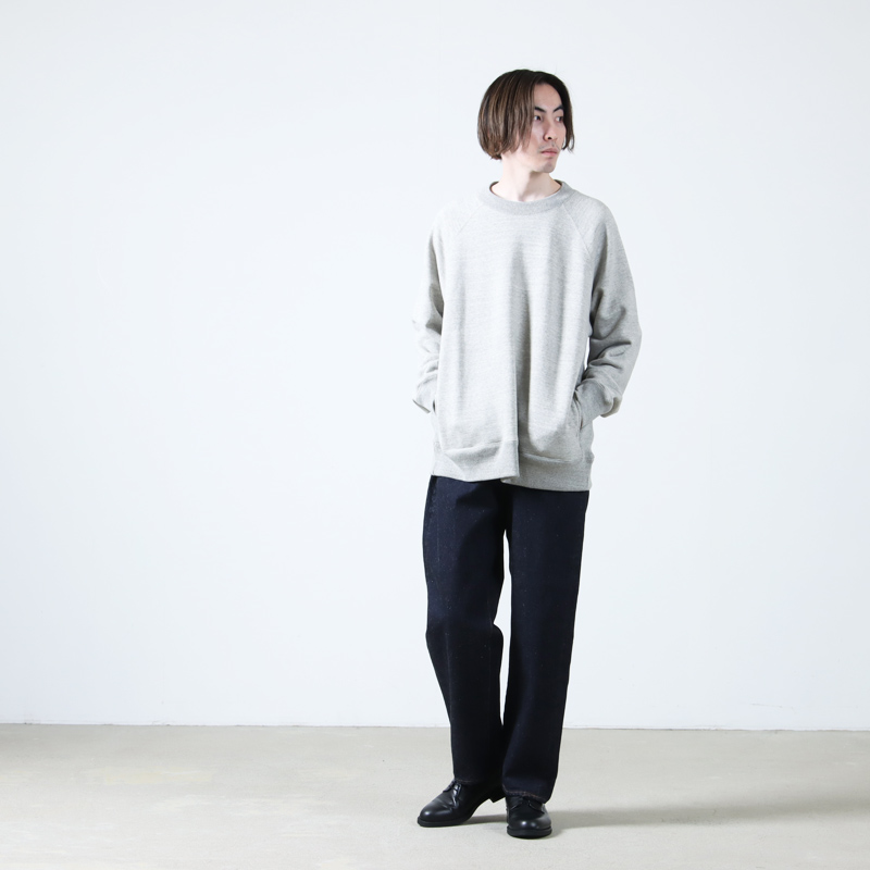 CURLY(꡼) RAFFY HIGH-CREW NECK P/O