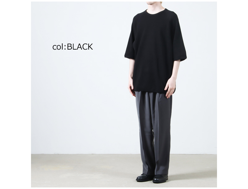 CURLY(꡼) WAFFLE TEE S/S