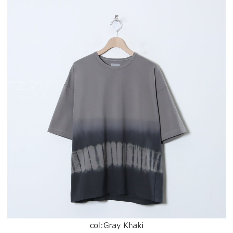CURLY(꡼) -SHIBORI- GRADATION DYEING TEE