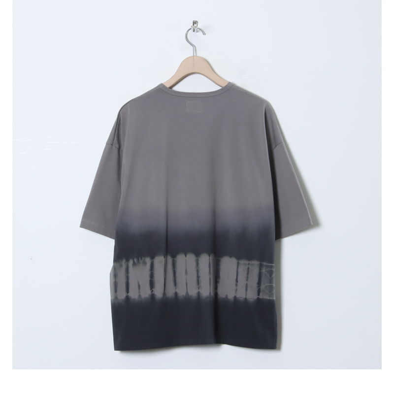 CURLY(꡼) -SHIBORI- GRADATION DYEING TEE