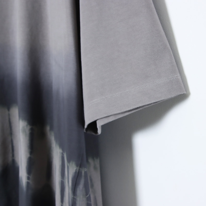 CURLY(꡼) -SHIBORI- GRADATION DYEING TEE