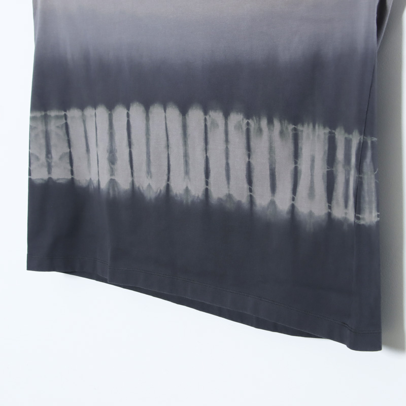 CURLY(꡼) -SHIBORI- GRADATION DYEING TEE