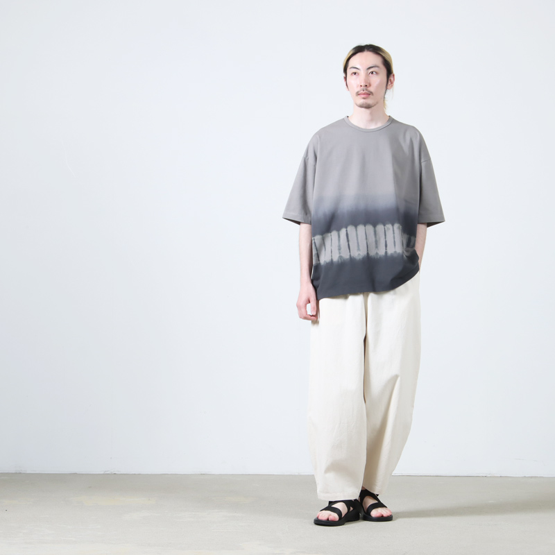 CURLY(꡼) -SHIBORI- GRADATION DYEING TEE