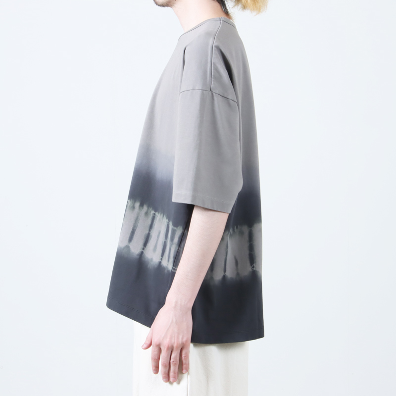 CURLY(꡼) -SHIBORI- GRADATION DYEING TEE