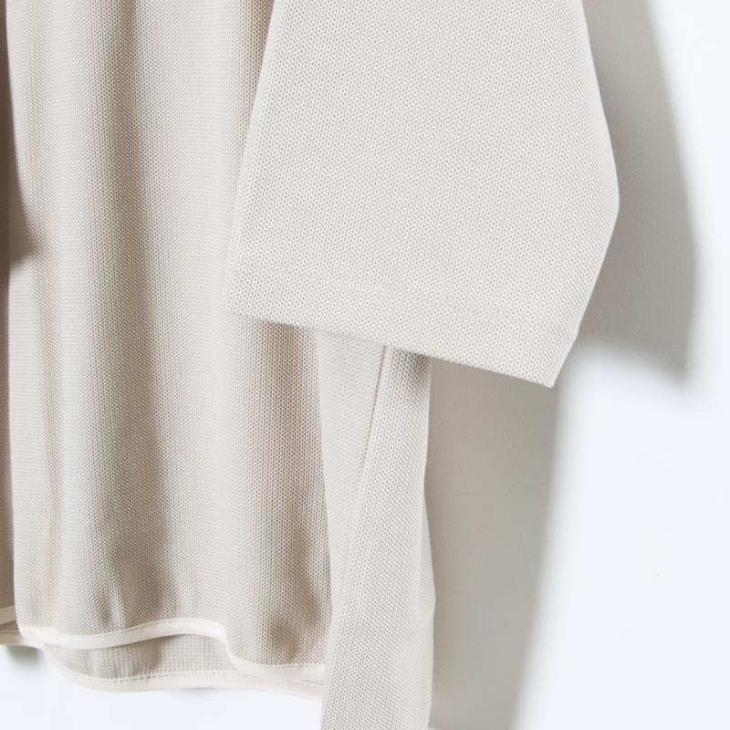 CURLY(꡼) SEED STITCH KNIT TEE Q/S