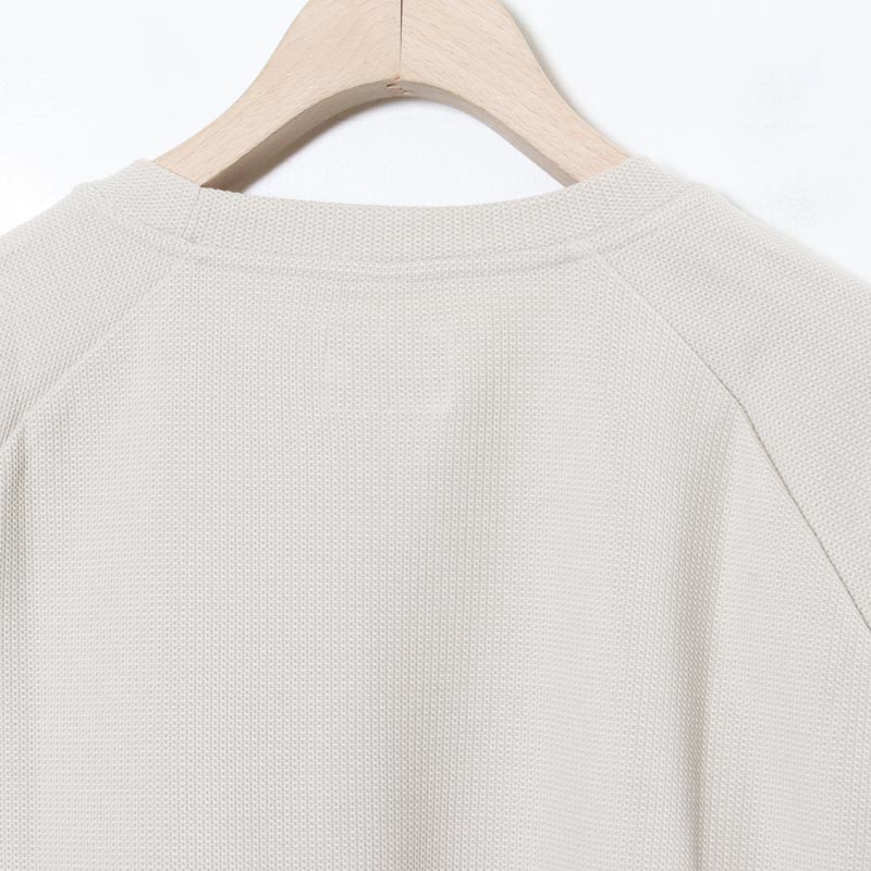 CURLY(꡼) SEED STITCH KNIT TEE Q/S