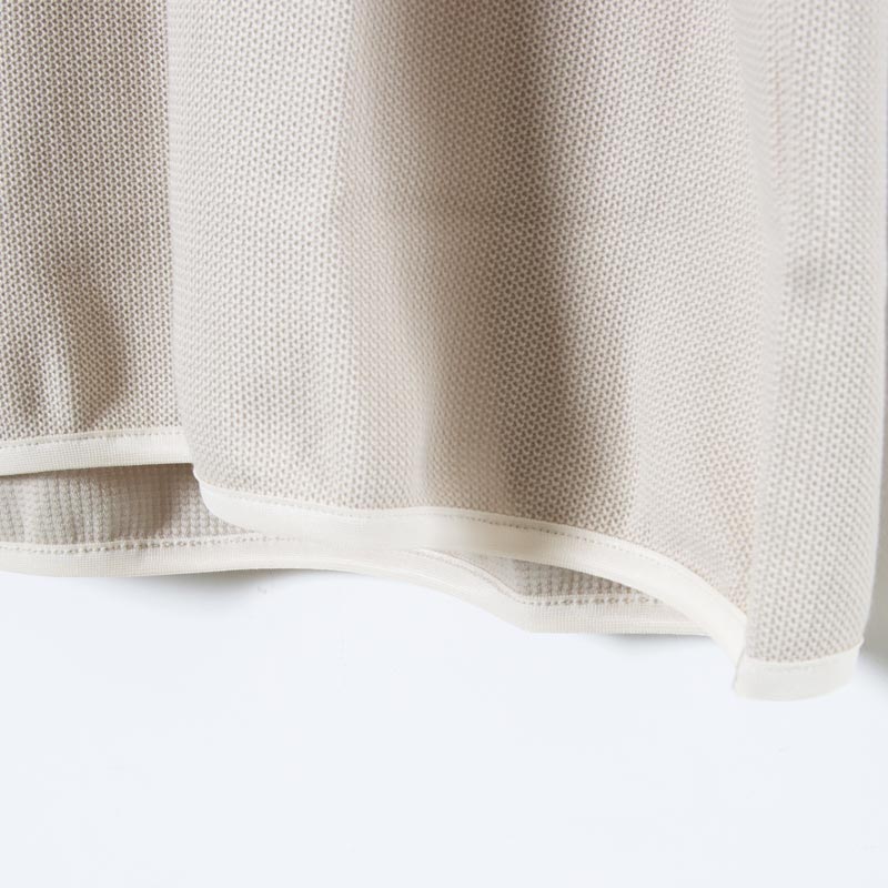 CURLY(꡼) SEED STITCH KNIT TEE Q/S